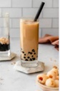 LYCHEE MILK TEA