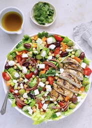 Greek Grilled Chicken Salad ® 🥗 (Veg)